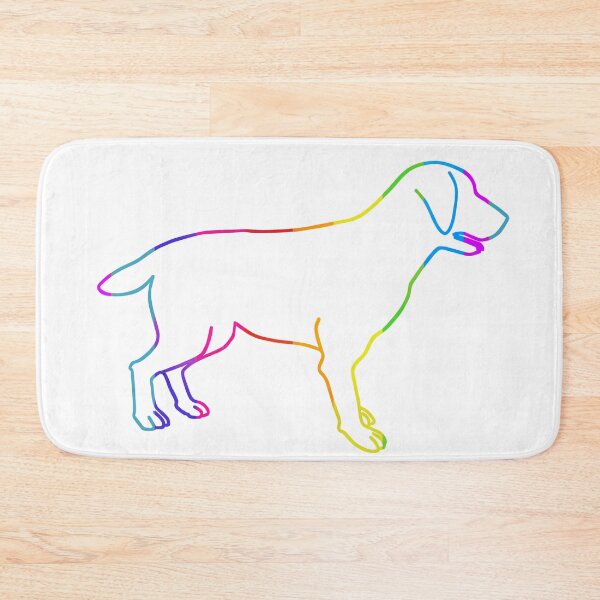 Item preview, Rainbow dog shape  designed and sold by wiwiart.