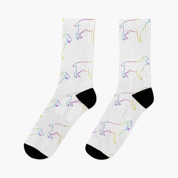 Item preview, Rainbow dog shape  designed and sold by wiwiart.
