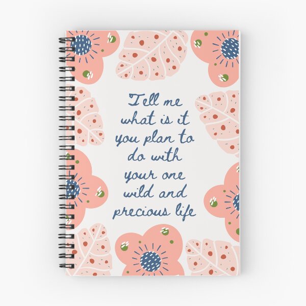 Item preview, Wild and precious life- aesthetic flower quote designed and sold by WanderAesthetic.