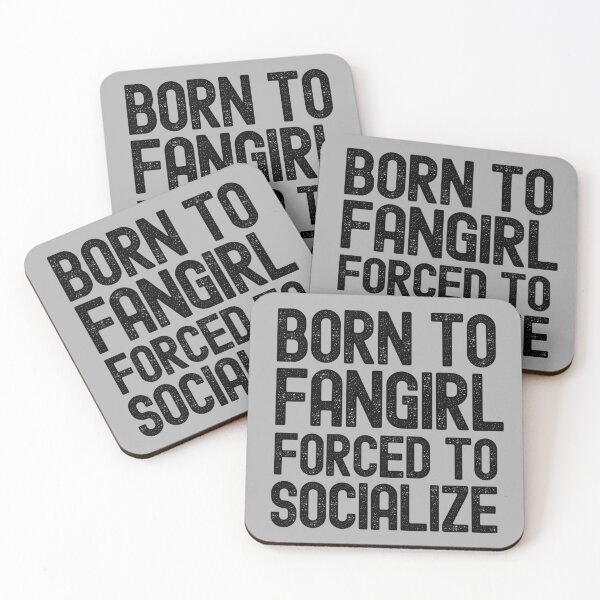 Item preview, Born To Fangirl Forced To Socialize designed and sold by m95sim.