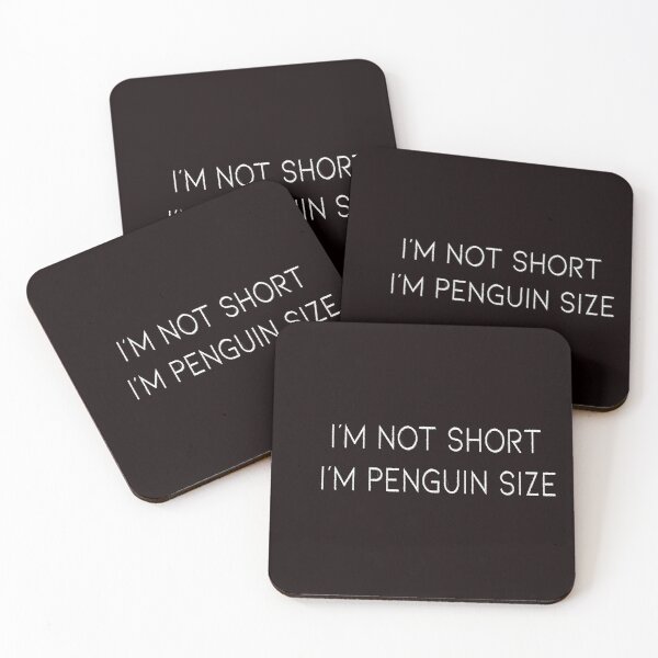 Item preview, i'm not short i'm penguin size : Clothing Women's Clothing Tops & Tees T-shirts I'm Not Short Tee I'm Penguin Size Tee I'm not short shirt i'm not short gift penguin shirt gift designed and sold by joshepbel.