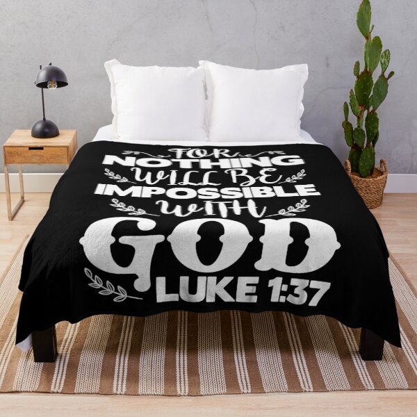 Item preview, Luke 1:37 designed and sold by plushism.