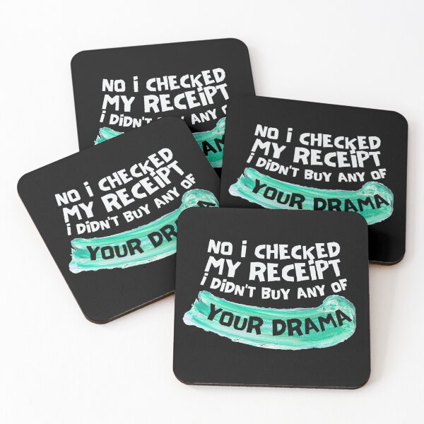 Item preview, No I Checked My Receipt designed and sold by Joy Poddar.