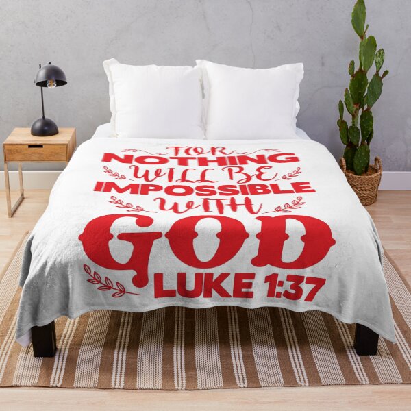 Item preview, Luke 1:37 designed and sold by plushism.