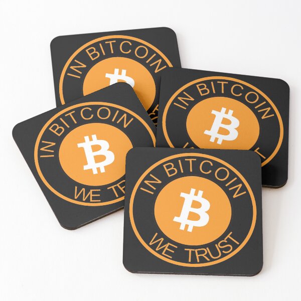 Item preview, In Bitcoin we trust gift gift idea nerd designed and sold by Michaelihm.