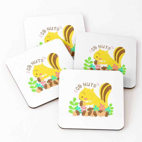 Item preview, Go nuts squirrel designed and sold by PlanetAries.