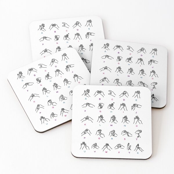 Item preview, BSL Alphabet  designed and sold by Hanhancockk.