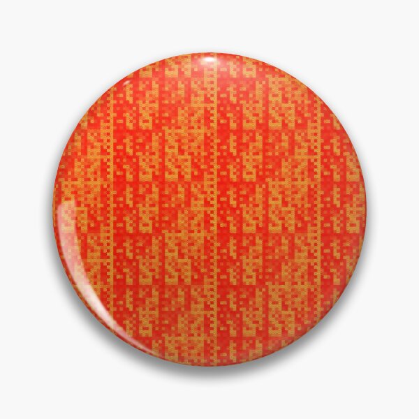 Item preview, Unique Retro Pixel Red Orange Lave Magma Designs Camouflage Repeating Classic Vintage Patterns designed and sold by TeachUrb.