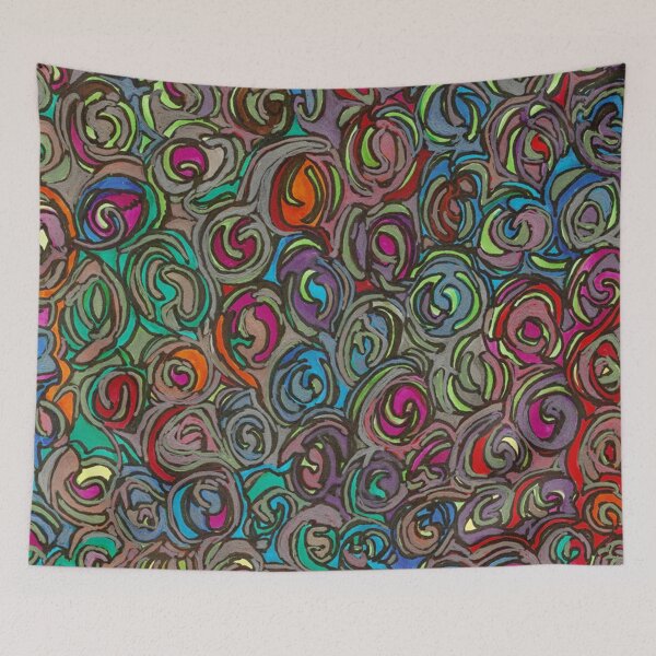 Item preview, Fantasy, bells, colorful, acril, drawing, bebicervin designed and sold by BebiCervin.