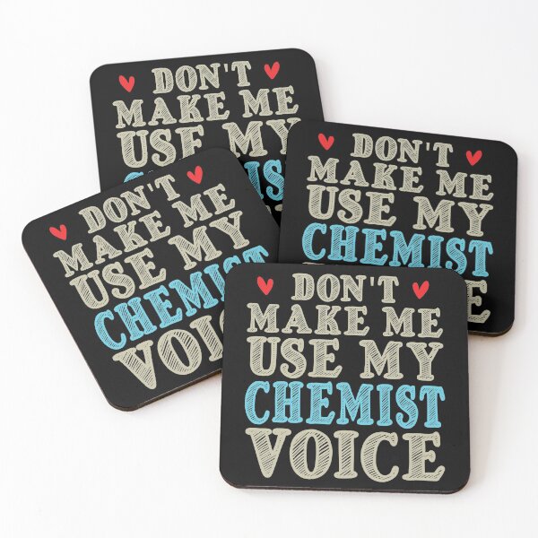 Item preview, Don't Make Me Use My Chemist Voice, Cute Funny Gift Idea For Chemists designed and sold by awesomedraw.