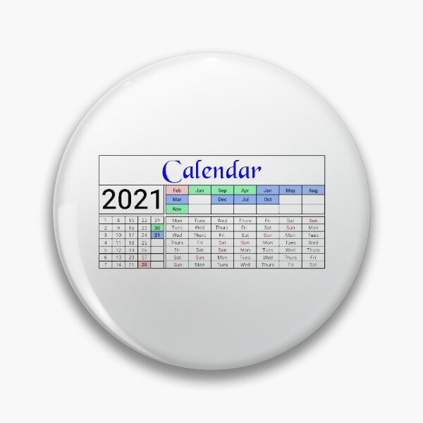 Item preview, One Page Calendar designed and sold by flyrocket.