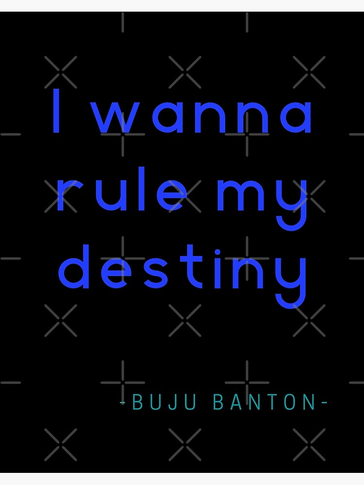 Buju Banton I wanna rule my destiny