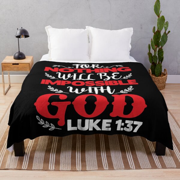 Item preview, Luke 1:37 designed and sold by plushism.