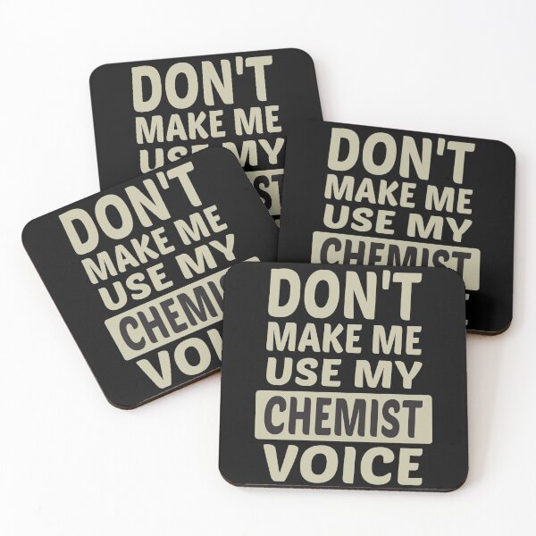 Item preview, Don't Make Me Use My Chemist Voice, Cute Funny Gift Idea For Chemists designed and sold by awesomedraw.