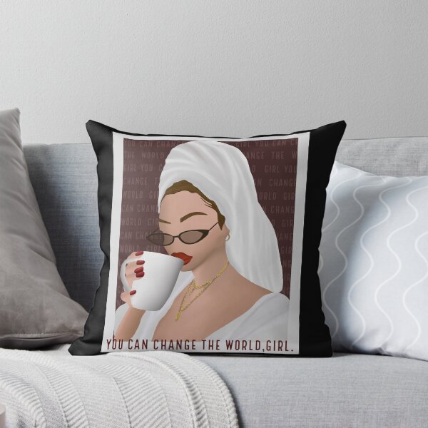 Item preview, You can change the world, girl - women's rights, emancipation, feminism, design designed and sold by Chutneys.