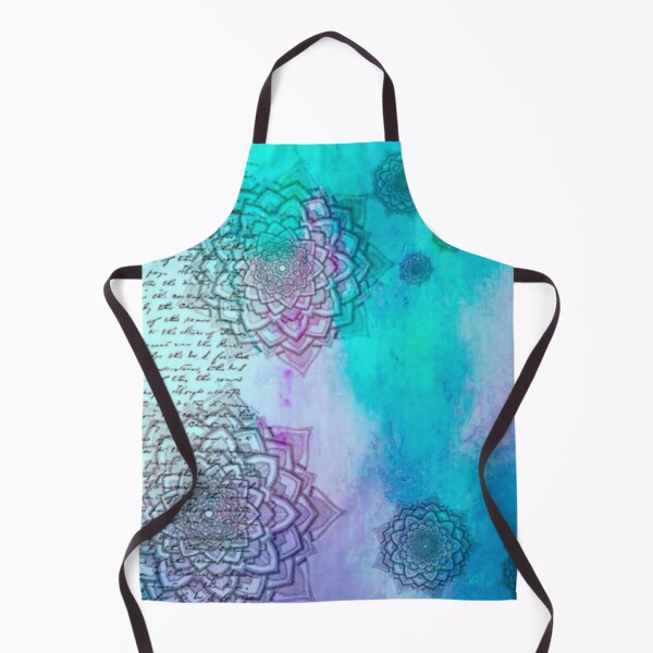 Item preview, Blue and green nuanced mandala pattern designed and sold by Medly.