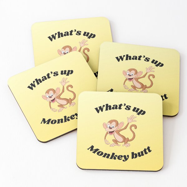Item preview, What’s Up, Monkey Butt? Silly Little Monkey designed and sold by Fhfarms.