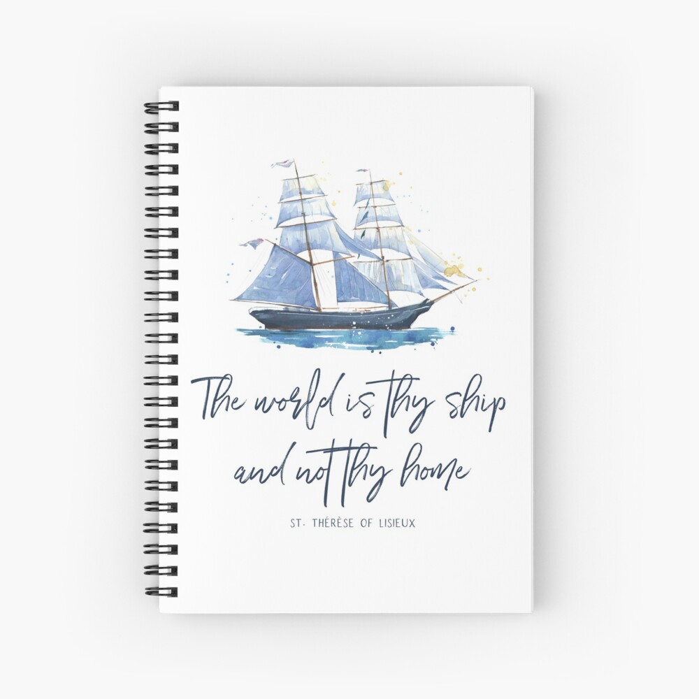Item preview, Spiral Notebook designed and sold by CatholicCottage.