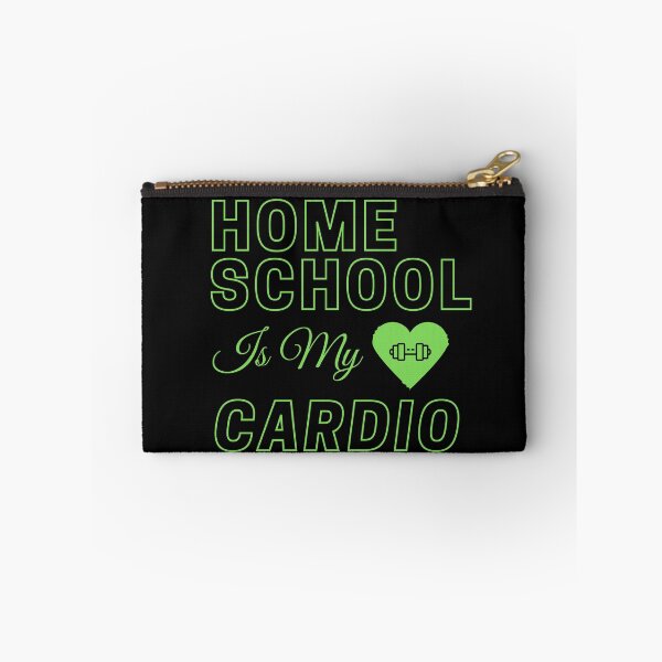 Item preview, Home School Is My Cardio In Green designed and sold by Indra Agrawal.