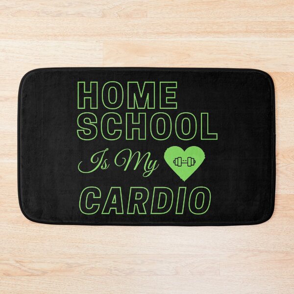 Item preview, Home School Is My Cardio In Green designed and sold by Indra Agrawal.