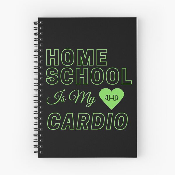 Item preview, Home School Is My Cardio In Green designed and sold by Indra Agrawal.