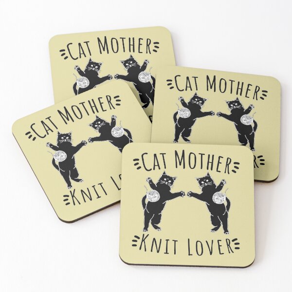 Item preview, Cat Mother Knit Lover, Perfect Funny Cat and Knitting lovers Gift Idea designed and sold by Van-Tees.