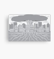 Minimalist Suburb Canvas Print