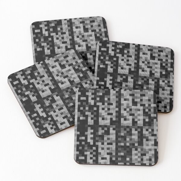 Item preview, Unique Retro Stone Grey Gray Camo Designs Camouflage Repeating Pixel Classic Pattern designed and sold by TeachUrb.