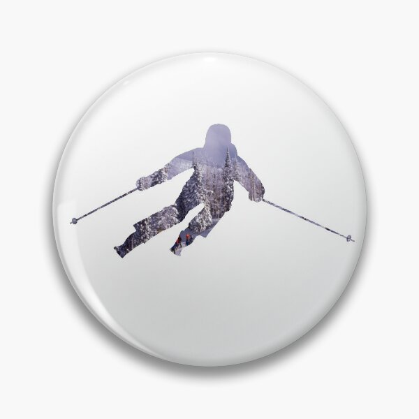 Item preview, Skier Skiing Mountain designed and sold by cmartmen.