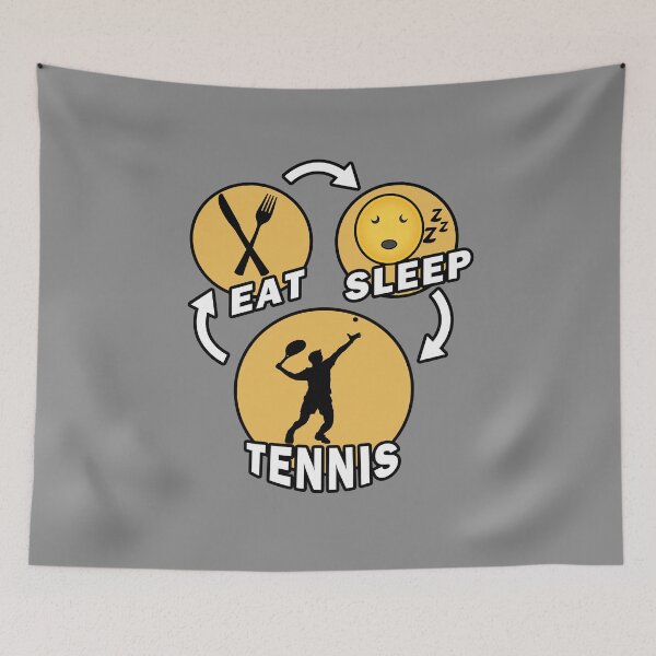 Item preview, Eat Sleep Tennis Repeat designed and sold by teledesign.