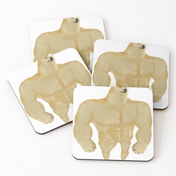 Item preview, Swole Doge/ King Doge Sticker designed and sold by BoomerStickers.