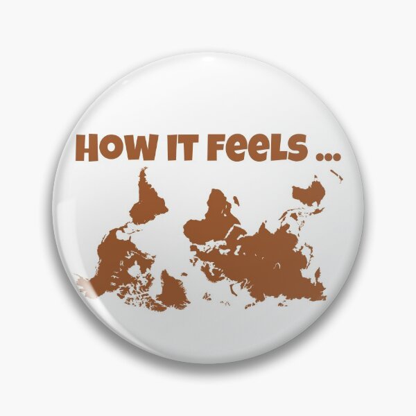 Item preview, How It Feels... - World Map Upside-Down designed and sold by PandaSoul.