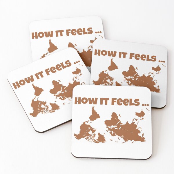 Item preview, How It Feels... - World Map Upside-Down designed and sold by PandaSoul.