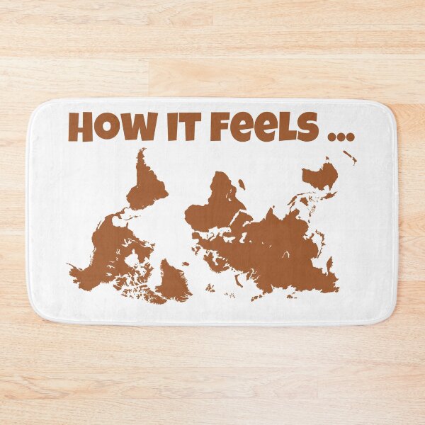 Item preview, How It Feels... - World Map Upside-Down designed and sold by PandaSoul.