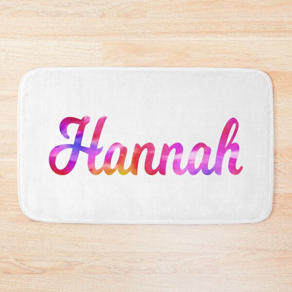 Item preview, Hannah girls name multi color designed and sold by ComicKitsch.