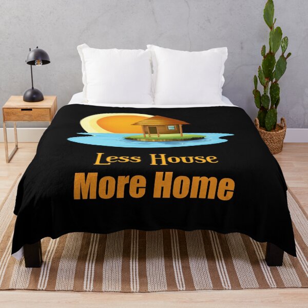 Item preview, Less house more home tiny house on wheels minimalist house designed and sold by Giovanni's Brown Quotes.