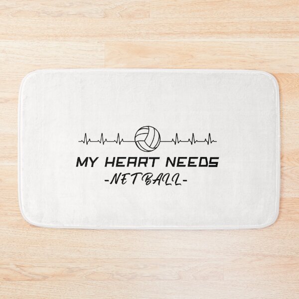 Item preview, My Heart Needs Netball  designed and sold by joabaj.