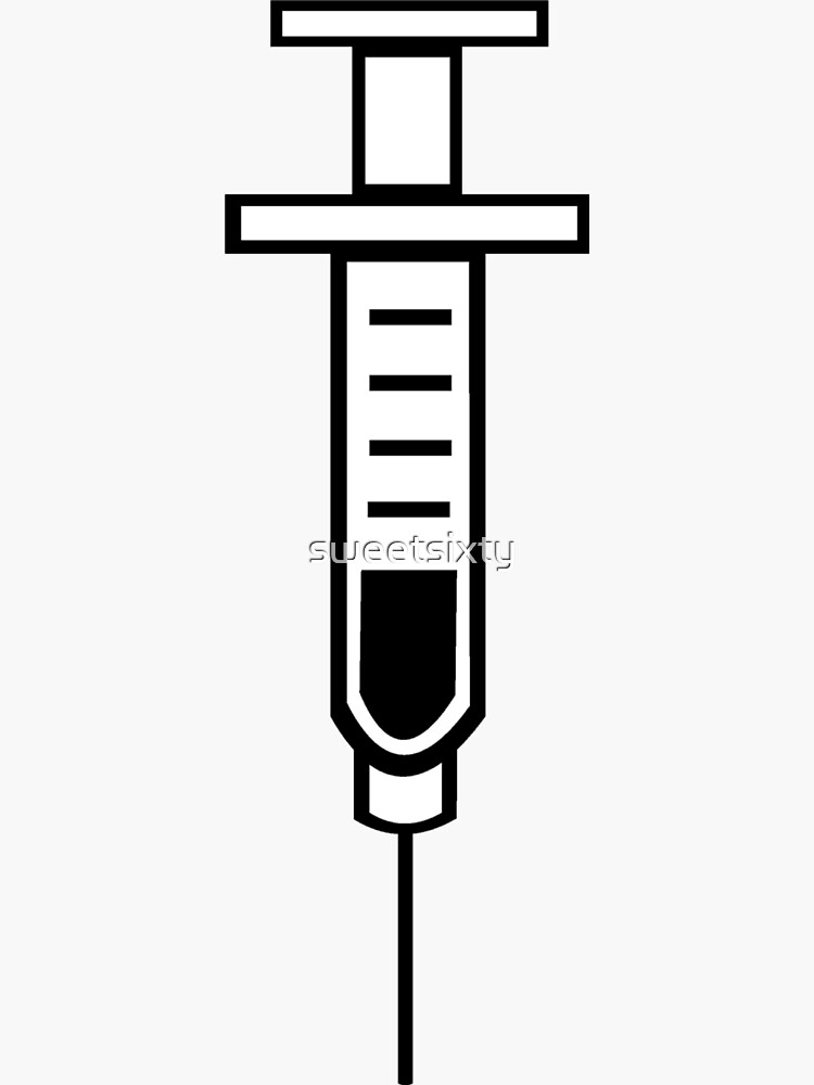 "Medical Syringe" Sticker for Sale by sweetsixty Redbubble