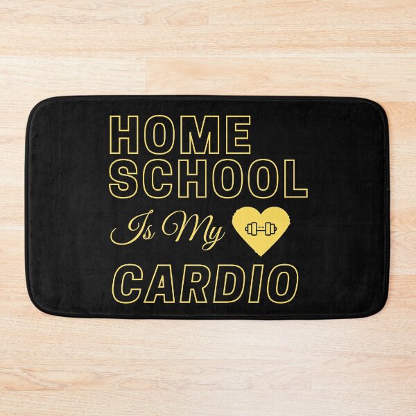 Item preview, Home School Is My Cardio In Yellow designed and sold by Indra Agrawal.