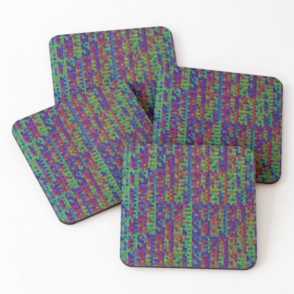 Item preview, Unique Retro Pixel Red Green Blue Multicolored Rainbow Computer Glitch Graffiti Art Designs Camouflage Repeating Classic Vintage Patterns designed and sold by TeachUrb.