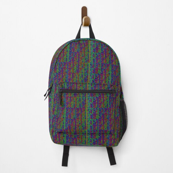 Item preview, Unique Retro Pixel Red Green Blue Multicolored Rainbow Computer Glitch Graffiti Art Designs Camouflage Repeating Classic Vintage Patterns designed and sold by TeachUrb.