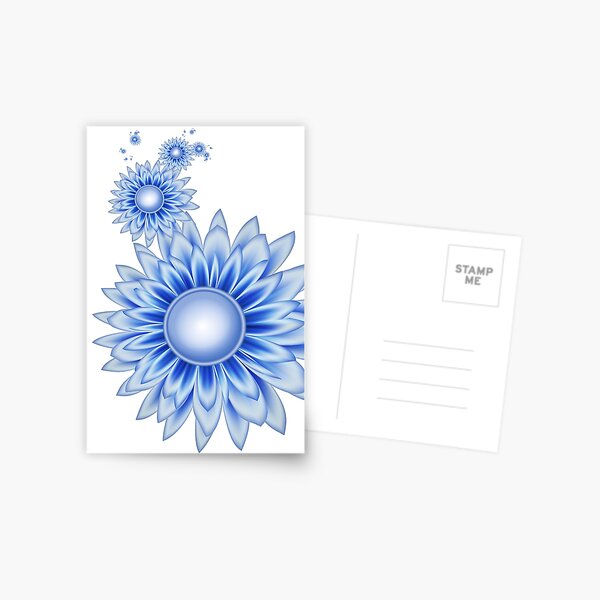 Daisy Blues Postcard