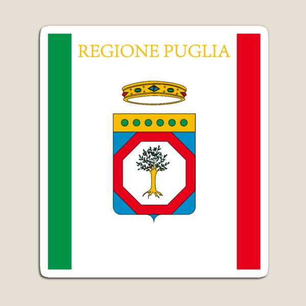 Bandiera Puglia Flag Puglia Magnet