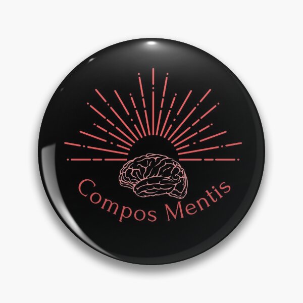 Item preview, Compos Mentis (Of Sound Mind) designed and sold by LittleIconShop.