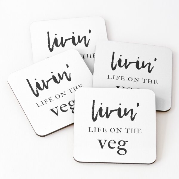 Item preview, Living on the veg - Vegan lifestyle, veganuary, plant-based living designed and sold by whatisonmymind.