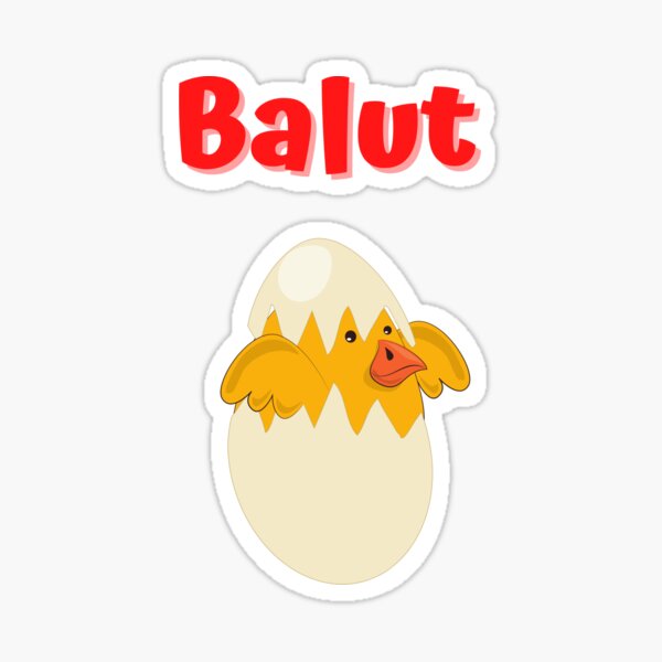 Balut Funny Filipino Funny T T Shirt Classic Sticker By Lhousshop