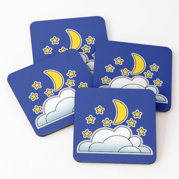 Item preview, STORM CLOUDS - MOON AND STARS designed and sold by WOOFANG.