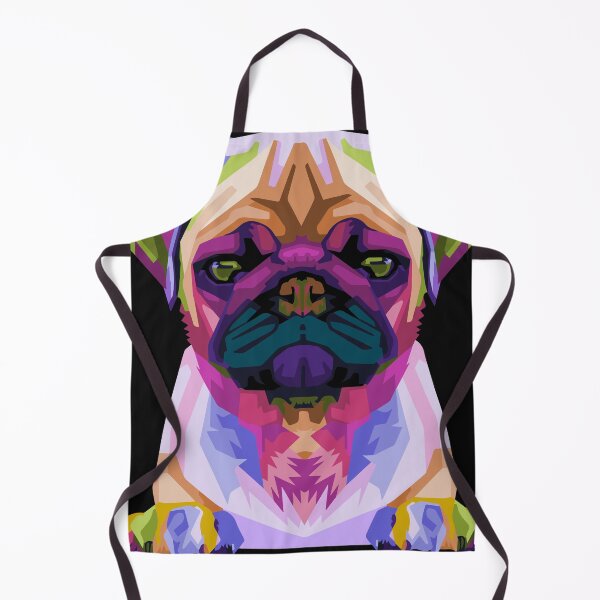 Item preview, Colorful Art Paint Pug dog designed and sold by Ojoe studio.