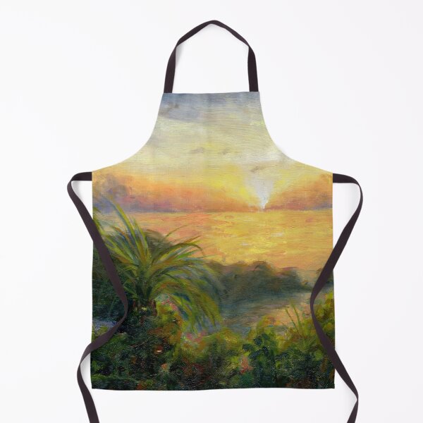 Item preview, Jamaican Island Sunset | Impressionist Landscape designed and sold by Andrew Gaia.