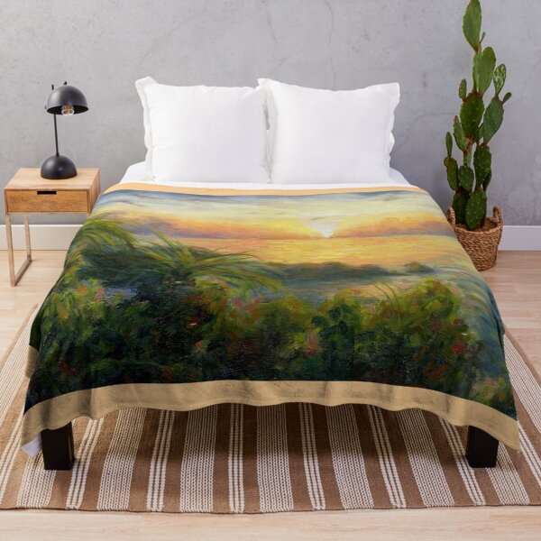 Item preview, Jamaican Island Sunset | Impressionist Landscape designed and sold by Andrew Gaia.